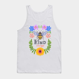 Bee Kind Always print Tank Top